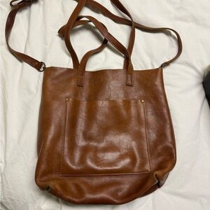 Portland Leather Brown Tote Bag